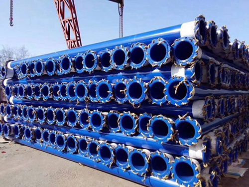 法兰连接涂塑复合钢管 